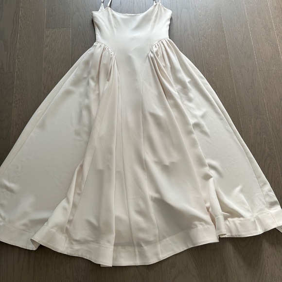 Reformation BONIE Fior Di Latte Ivory White Wedding Dress - Size 6 - with tags - Picture 5 of 9